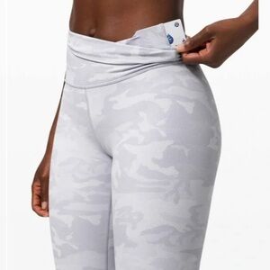 Lululemon Gray Camo Leggings